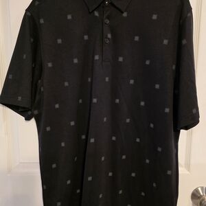 Adidas AdiPure Polo Shirt in Black with Gray Accents